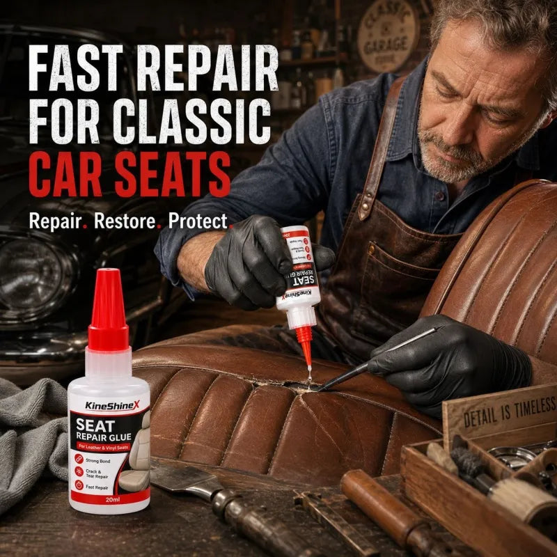 🔥 Buy 1 Get 1 Free – Quick-Dry Car Seat Leather Repair Glue 🚗✨