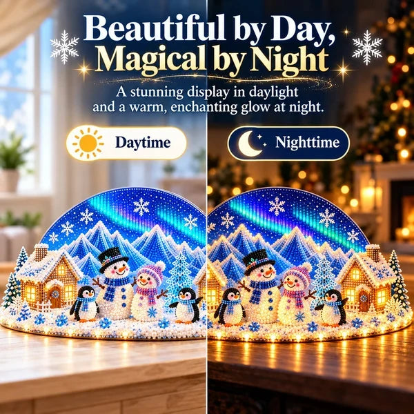 ❄️ DIY Winter Wonderland with Rhinestones and Pearl Details