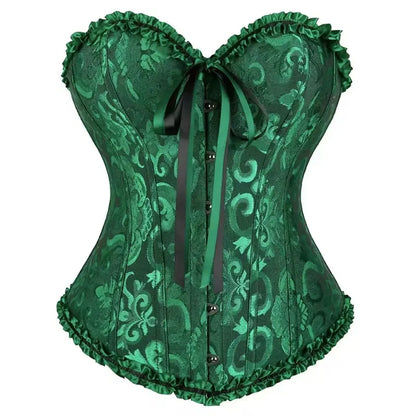 ✨✨Women’s Lace-Up Corset Bodysuit – Soft Stretch Fabric, Lace Details & Adjustable Fit
