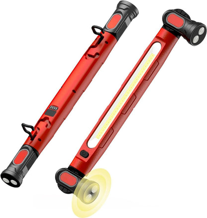 🔦 USB-C Rechargeable COB Work Light – Magnetic Base, Hook & Clamp with 360° Rotation 🔧