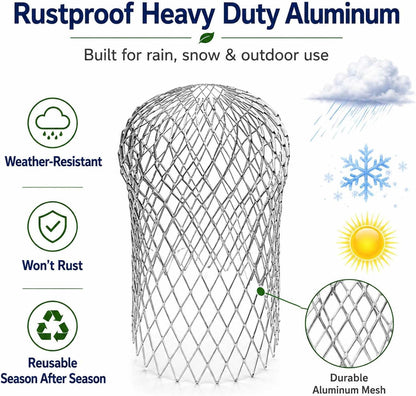 🏠🍂 Aluminum Alloy Gutter Guard Filter – Anti-Clog Leaf & Debris Catcher for Downspouts 🌧️
