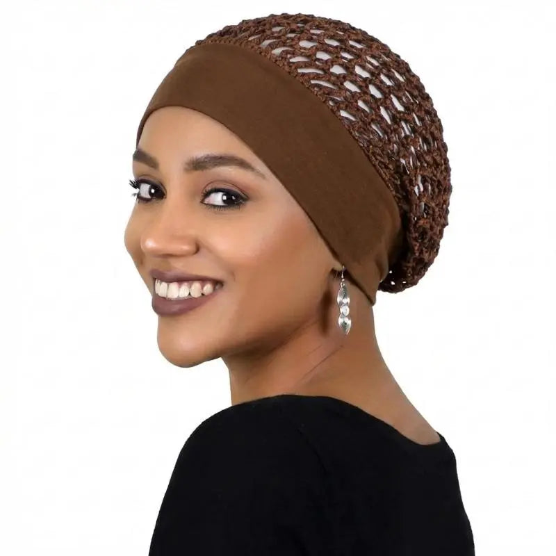 🌙 3-Pack Soft Sleep Bonnets – Stretchy Wide Band for Nighttime Hair Protection ✨