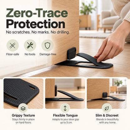 Flexible Door Stopper – Easy-to-Use Door Holder for Home, Bedroom, Bathroom & Everyday Use