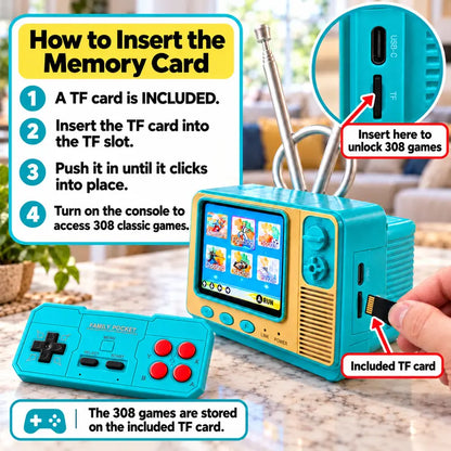 🎮 GV300 Retro Handheld Gaming Console – 2.8″ IPS Screen & Compact Design 🎁