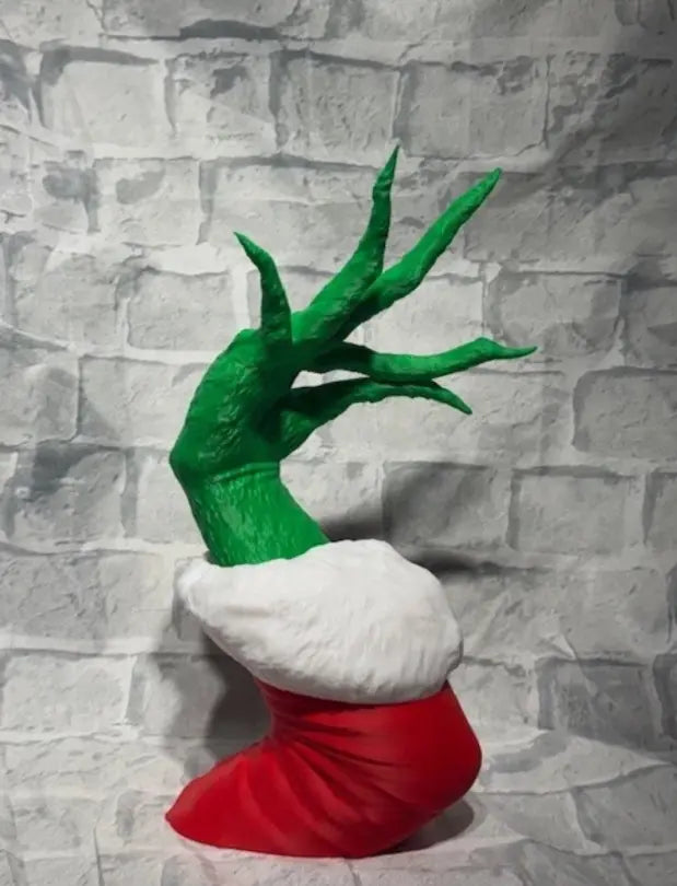 Green Hand Wall Decor – Christmas Ornament Holder