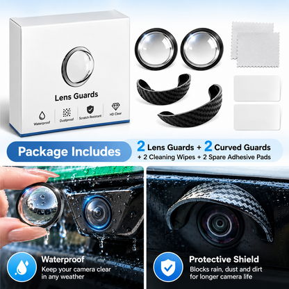 Anti-Rain & Scratch Car Camera Film (4-Pack) 💧🚘