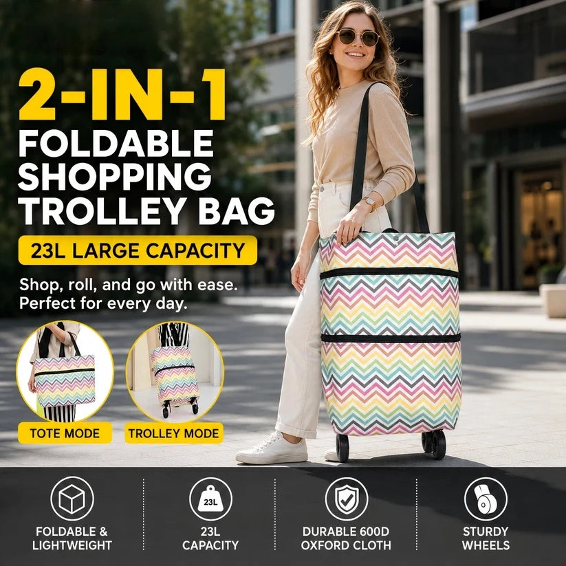 Foldable Grocery Cart Bag - 5