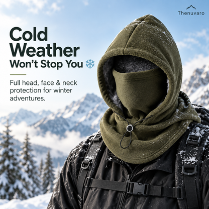 🎁Buy 1 Get 1 Free🥶2 Pack Fleece Balaclava Hood – Full Face & Neck Winter Protection