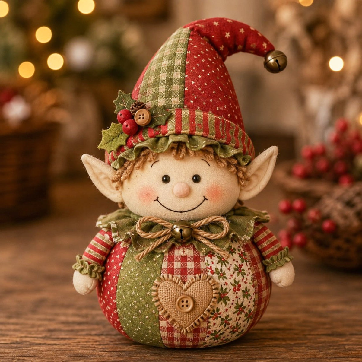 🔥LAST DAY 50% OFF - 🎄 Patchwork Fabric Doll DIY Kit