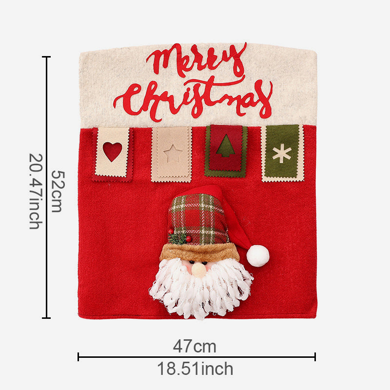 🎄 Festive Christmas Chair Cover Set – Cosy Holiday Dining Chair Decorations for a Magical Christmas ✨