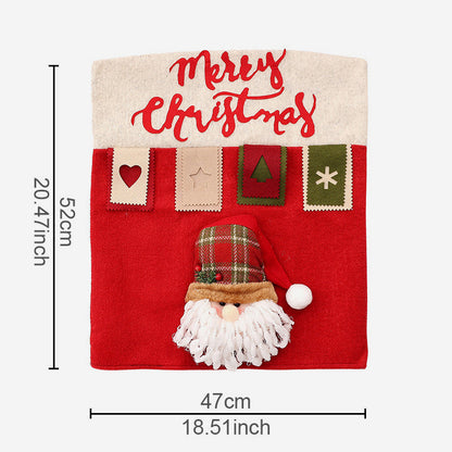 🎄 Festive Christmas Chair Cover Set – Cosy Holiday Dining Chair Decorations for a Magical Christmas ✨