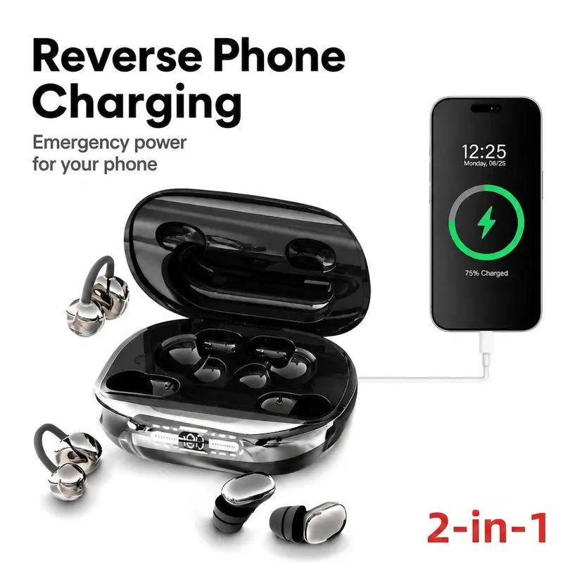 3‑in‑1 Multi‑Style Wireless Earbuds | Sleep‑Sport‑In‑Ear 3 Pairs Earphones