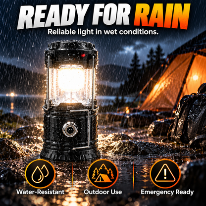 💡⚡ Foldable LED Camping Lantern – Compact, Bright & Portable! 🏕️🔦