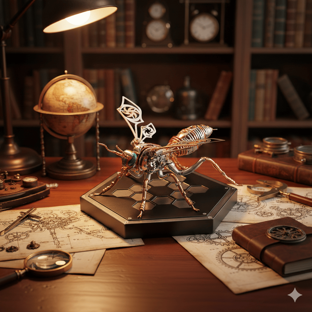 3D Metal Dragon Puzzle Kit – Mechanical DIY Model for Adults & Teens