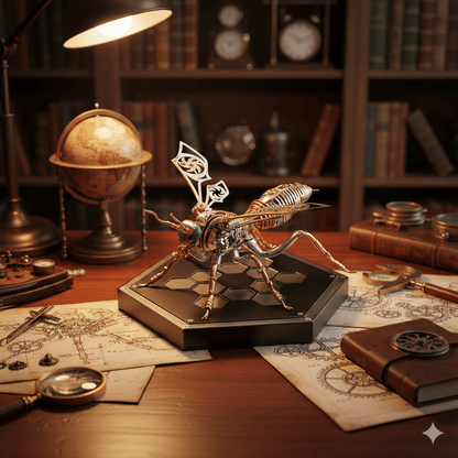 3D Metal Dragon Puzzle Kit – Mechanical DIY Model for Adults & Teens