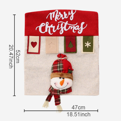 🎄 Festive Christmas Chair Cover Set – Cosy Holiday Dining Chair Decorations for a Magical Christmas ✨