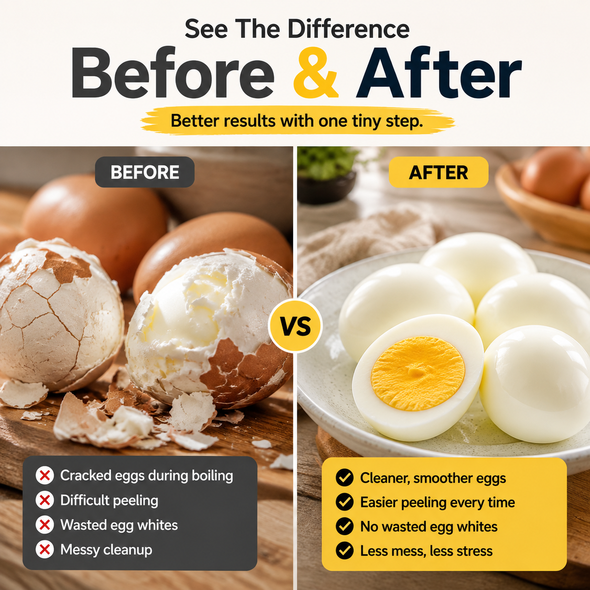 How to use the manual egg piercer before boiling