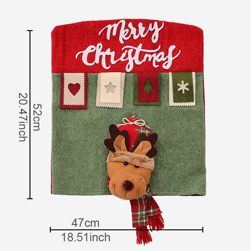 🎄 Festive Christmas Chair Cover Set – Cosy Holiday Dining Chair Decorations for a Magical Christmas ✨