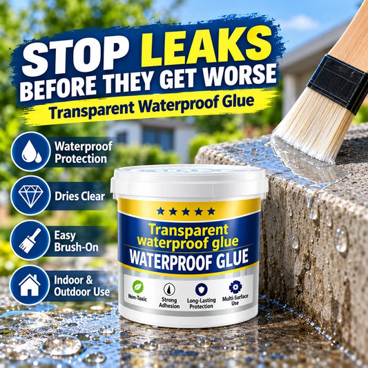 Clear Waterproof Repair Sealant – Brush-On Protection for Fine Cracks, Joints & Seams