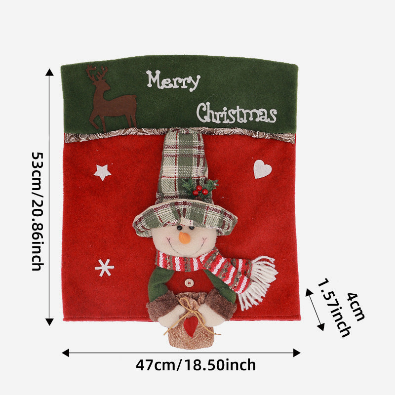 🎄 Festive Christmas Chair Cover Set – Cosy Holiday Dining Chair Decorations for a Magical Christmas ✨