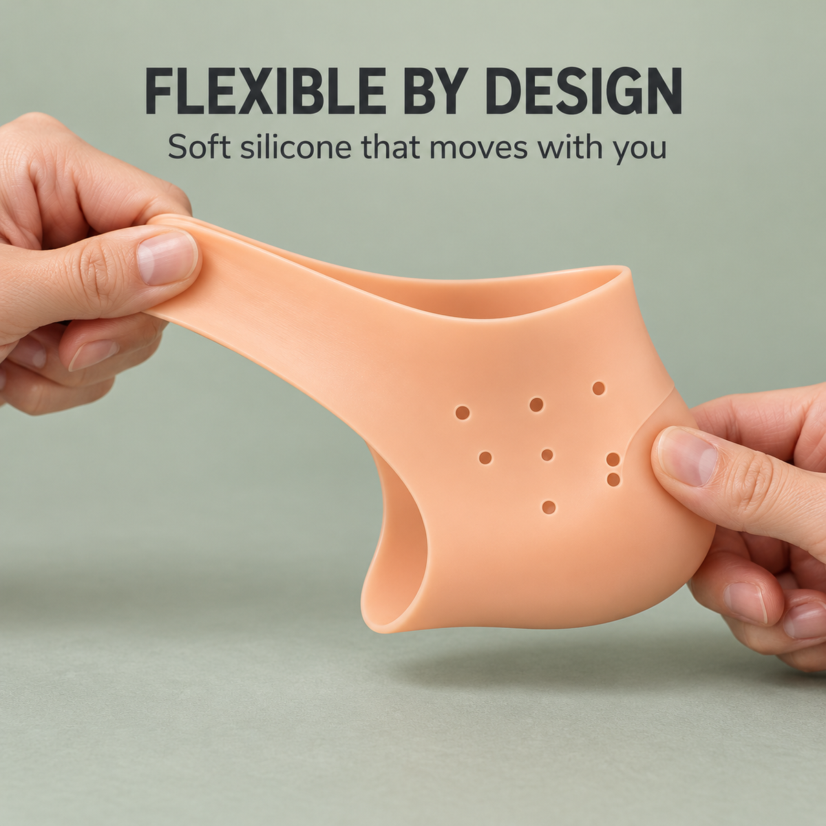 🩹Soft Silicone Heel Protectors – Breathable, Reusable Cushions for Everyday Comfort👠