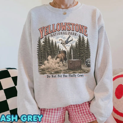 Yellowstone Fluffy Cows Family Matching T-Shirt