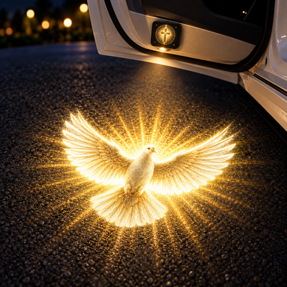 ✝️ Christian Car Door Projector Light – Faith-Inspired Welcome Light for Your Vehicle 🚗✨