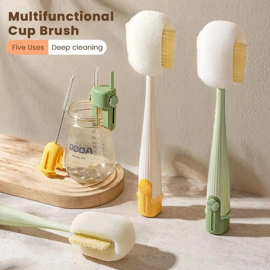 🧽 Bottle Cleaning Brush – Chemical-Free Cleaning for Cups, Tumblers & Glassware ✨