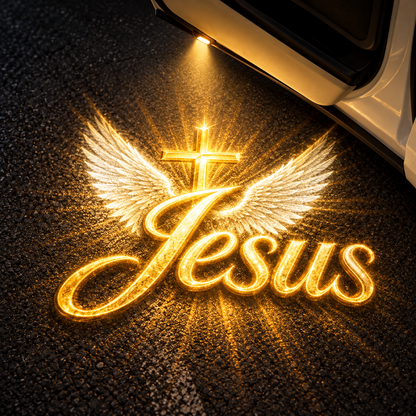✝️ Christian Car Door Projector Light – Faith-Inspired Welcome Light for Your Vehicle 🚗✨