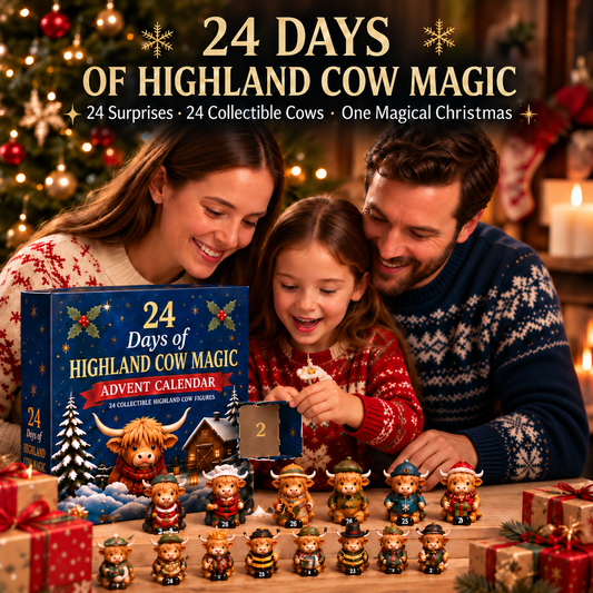 🐮24-Day Highland Cow Advent Calendar