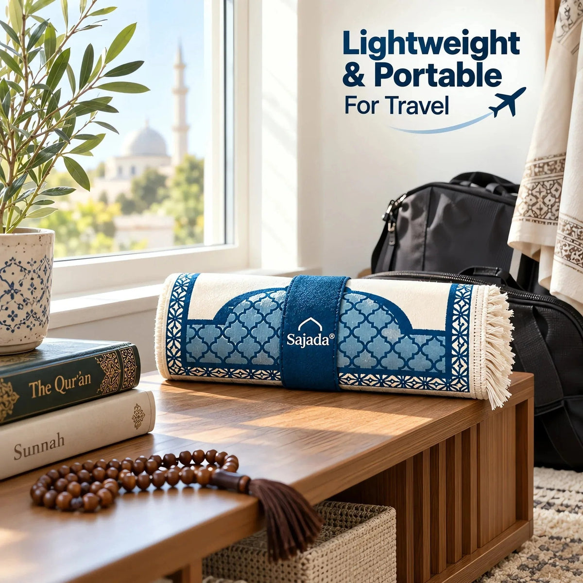 🕌 Step-by-Step Phonetic Padded Prayer Mat – Guided Learning & Comfort ✨