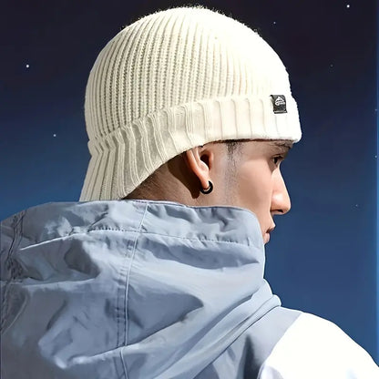 Knitted wool hat