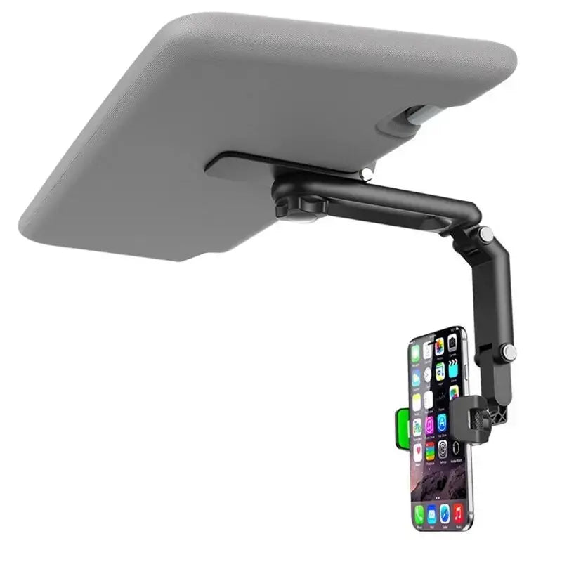 🚗📱 Car Phone Mount – Long Adjustable Arm, 360° Rotation & Secure Anti-Scratch Clamp 🎥