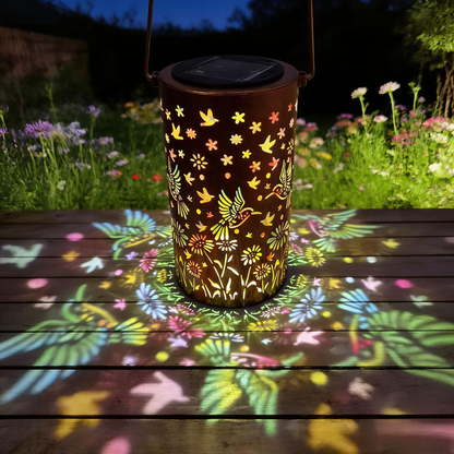 🔥Colorful Sunflower Glow Solar Garden Lantern