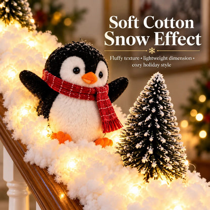 🔥 Hot Sale 40% OFF – Playful Penguin Snowy Stair Railing Decor 🐧❄️