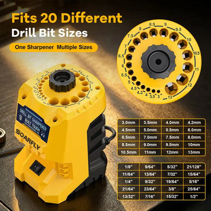 95W Electric Drill Bit Sharpener – Precision Grinder for 3mm-13mm Bits