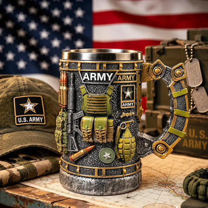🎖️ Military 3D Mug Series – Bold Novelty Drinkware ☕