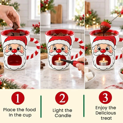 ✨Last Day 49% OFF🎄🍫 Christmas Chocolate Fondue Mug ✨