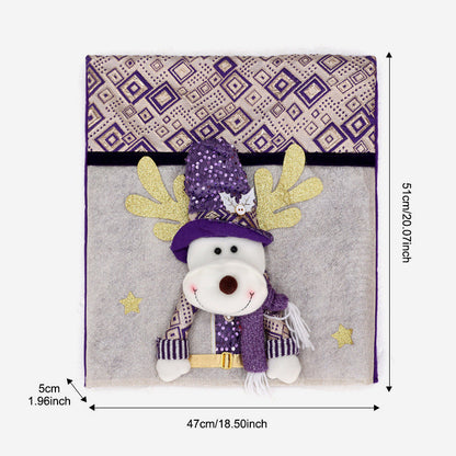 🎄 Festive Christmas Chair Cover Set – Cosy Holiday Dining Chair Decorations for a Magical Christmas ✨