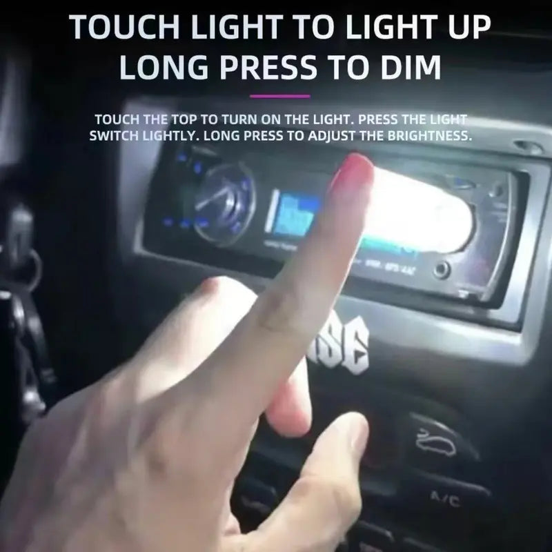 🚗✨ USB Touch-Dimmable LED Filament Night Light – Warm Ambient Glow for Cars & Bedrooms 💡