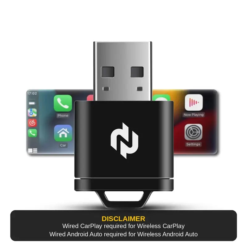 Wireless CarPlay and Android Auto adapter