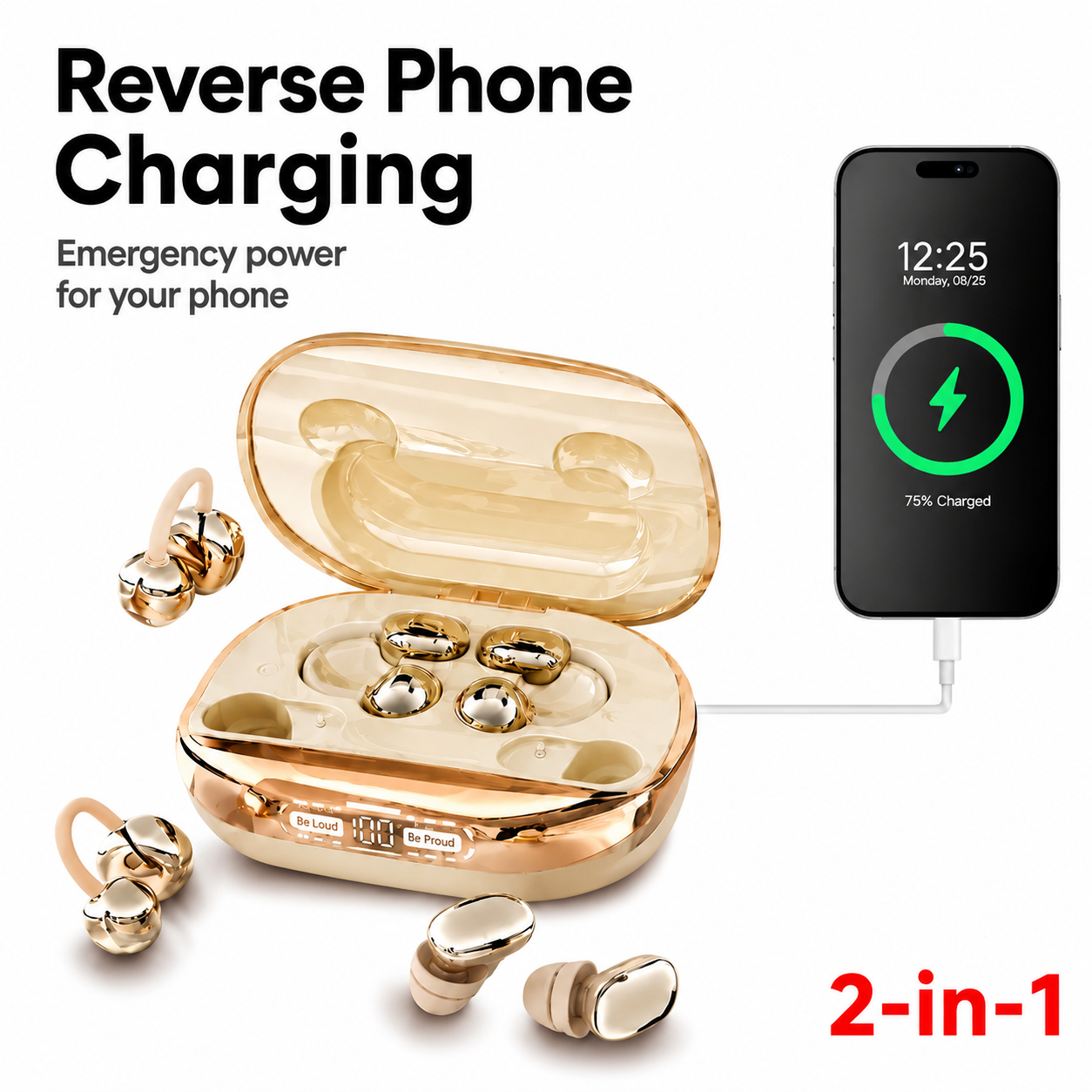 3‑in‑1 Multi‑Style Wireless Earbuds | Sleep‑Sport‑In‑Ear 3 Pairs Earphones