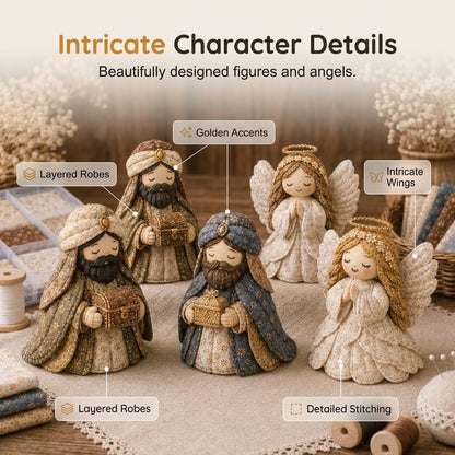 🔥 HOT SALE 🔥 DIY Patchwork Nativity Scene Sewing Kit
