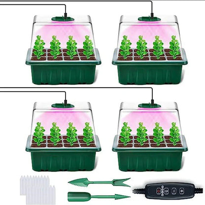 🎉Seed starter trays with grow light