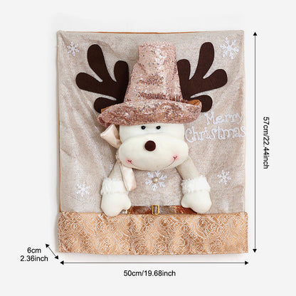 🎄 Festive Christmas Chair Cover Set – Cosy Holiday Dining Chair Decorations for a Magical Christmas ✨