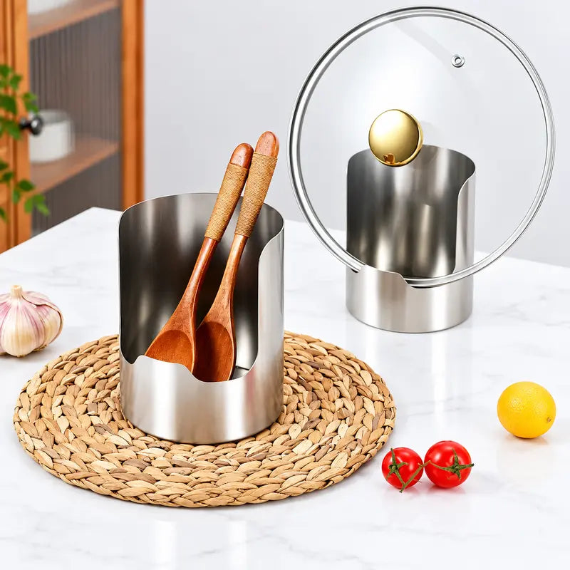 🍴✨Stainless Steel Kitchen Utensil Holder Organizer🍳
