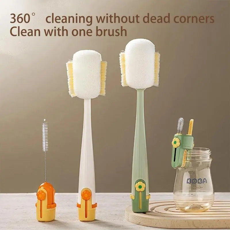 🧽 Bottle Cleaning Brush – Chemical-Free Cleaning for Cups, Tumblers & Glassware ✨