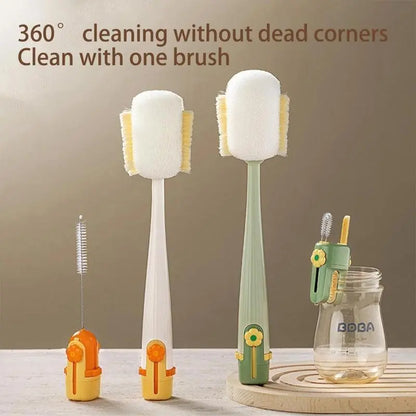 🧽 Bottle Cleaning Brush – Chemical-Free Cleaning for Cups, Tumblers & Glassware ✨