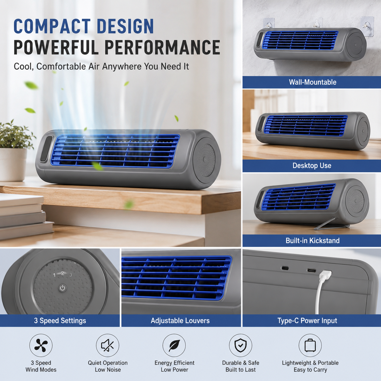 🎖️Summer Bash 49% OFF🌊Wireless Charging Air Conditioner