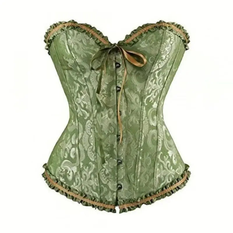 ✨✨Women’s Lace-Up Corset Bodysuit – Soft Stretch Fabric, Lace Details & Adjustable Fit